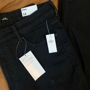 Old Navy Flare Jeans Black